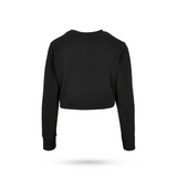 Dino Ladies Cropped Sweater Ultra Black