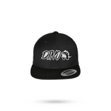 Dino Logo Snapback Ultra Black
