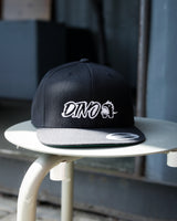 Dino Logo Snapback Ultra Black